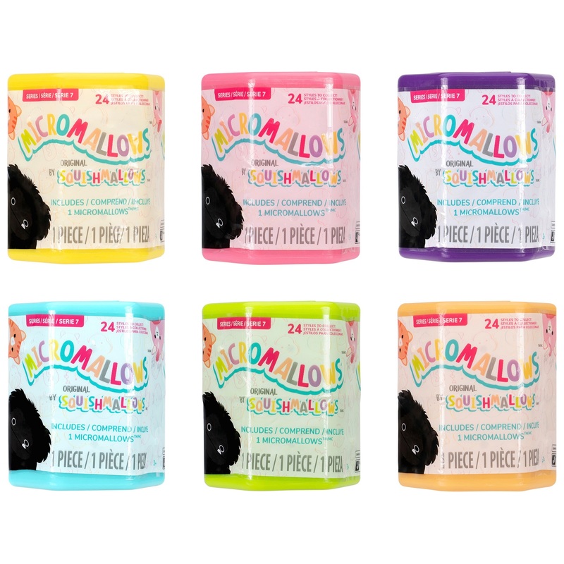 Original Squishmallows Micromallows Plush Series 7 Mystery Capsule Assortment