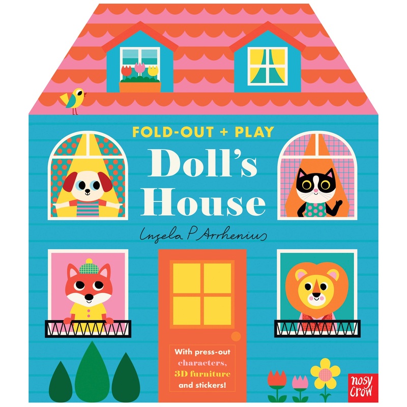 Fold Out and Play Doll's House 3D Board Book by Ingela P Arrhenius
