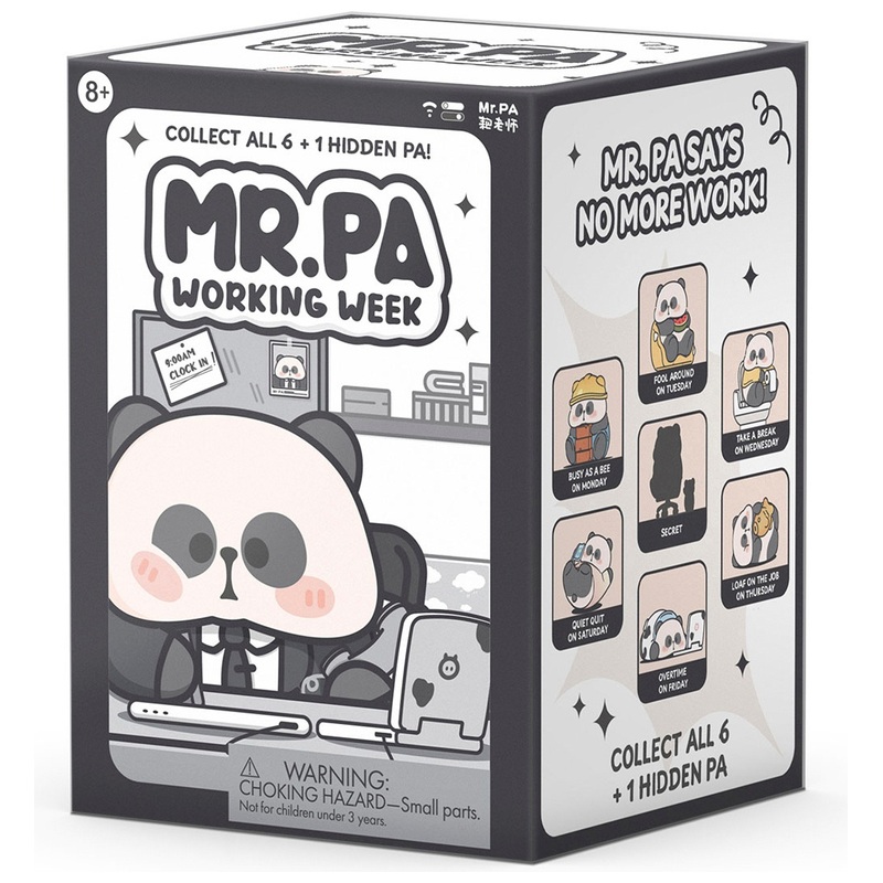 Mr. Pa Working Week Figure Blind Box Assortment
