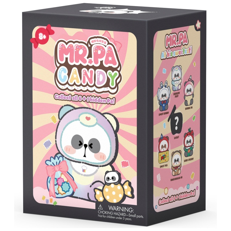 Mr.PA Candy ぬいぐるみ内袋未開封の3体セット Mr. Pa Candy Plush Keychain Blind Box Assortment | Smyths Toys UK