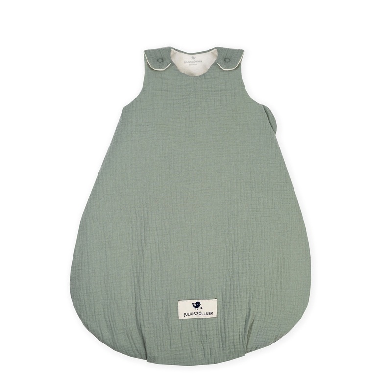 Julius Zöllner Baby-Schlafsack Musselin Gr. 56/62 grün