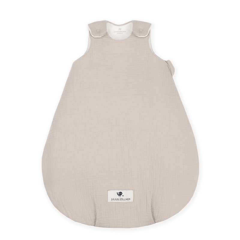 Julius Zöllner Baby-Schlafsack Musselin Gr. 56/62 sand