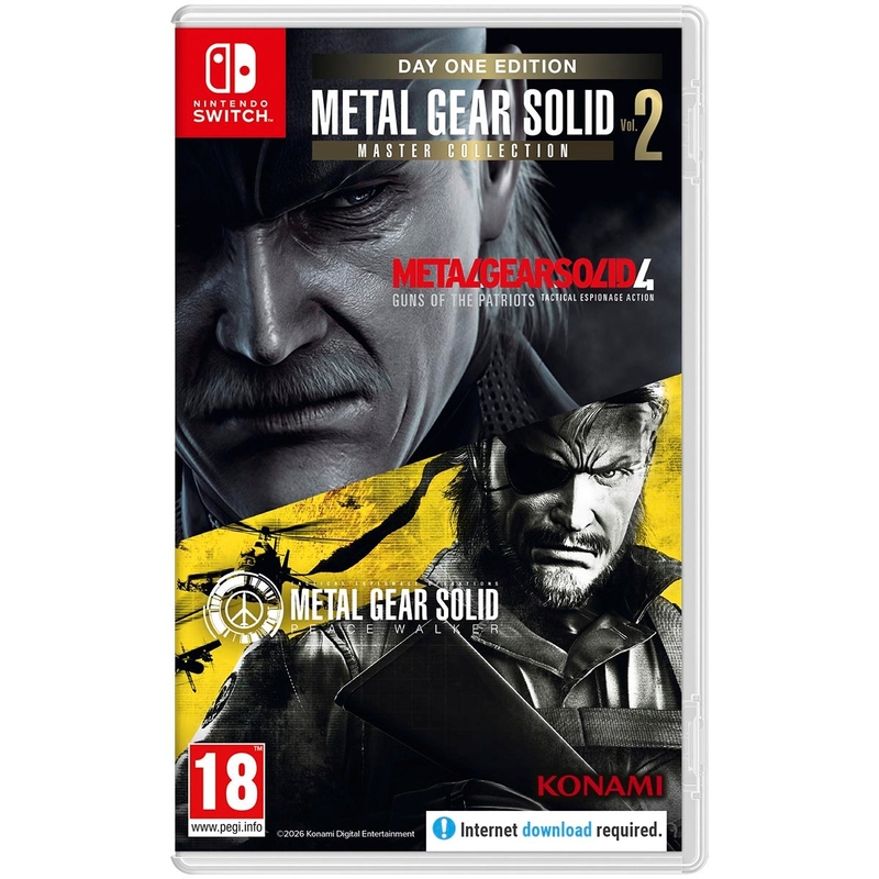 METAL GEAR SOLID: MASTER COLLECTION VOLUME 2 Day 1 Edition Nintendo Switch