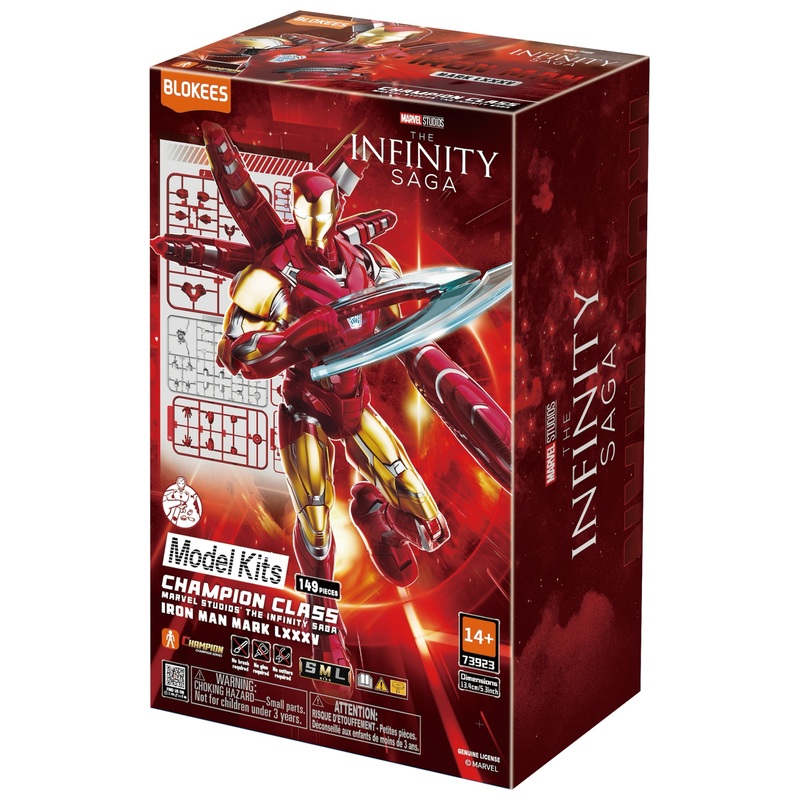 Blokees Marvel Studios' The Infinity Saga Figure Champion Class Iron Man Mark LXXXV