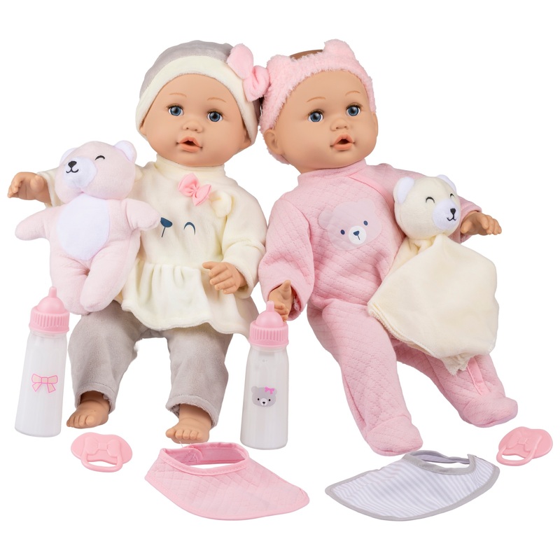 Ivy & Lily Poppentweeling met Accessoires 2-Pack
