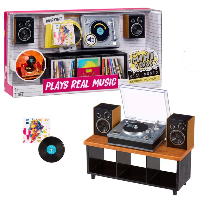 MGA's Miniverse: Real Music Record Player Set | Smyths Toys UK