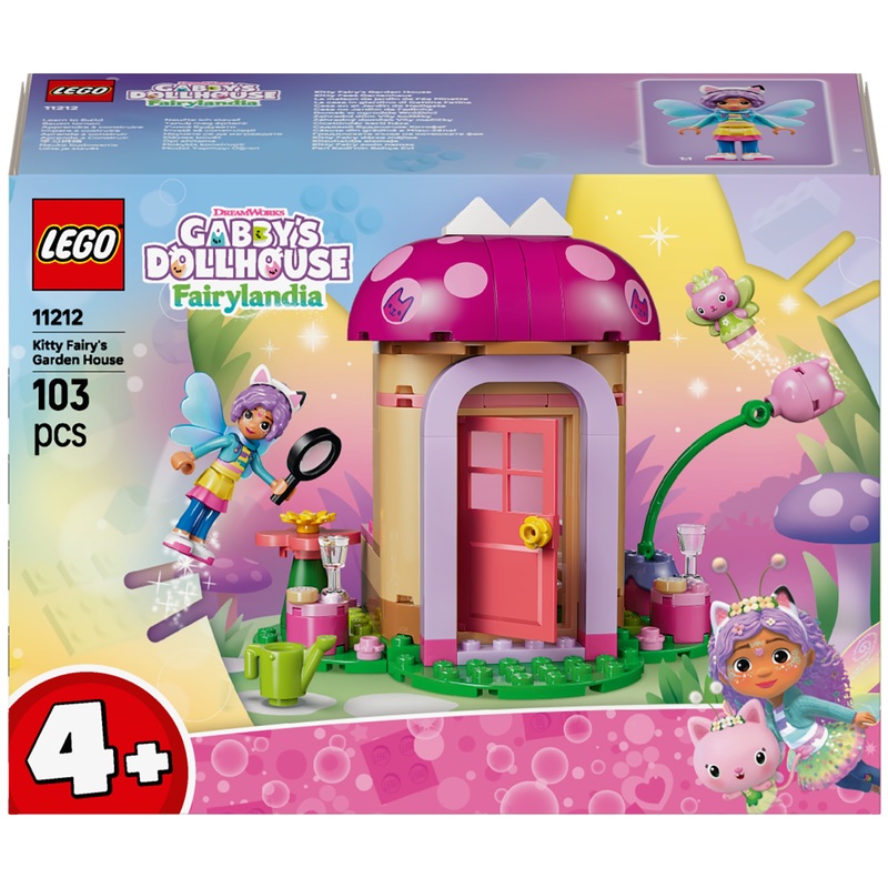 LEGO Gabby's Dollhouse 11212 Kitty Fees Gartenhaus