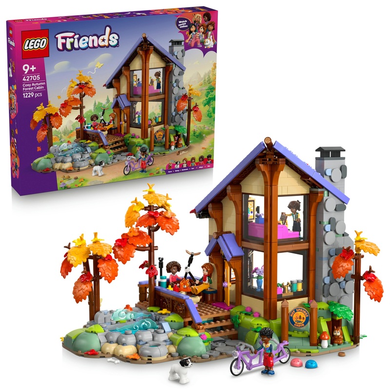 LEGO Friends 42705 La Cabane Chaleureuse dans la Forêt