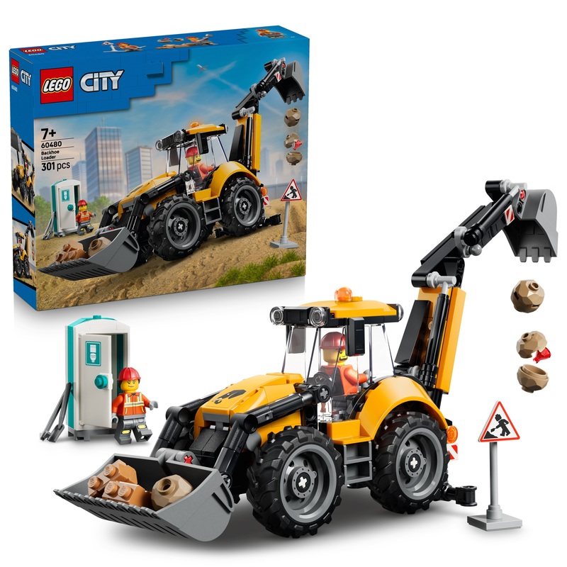 LEGO City 60480 Backhoe Loader Set