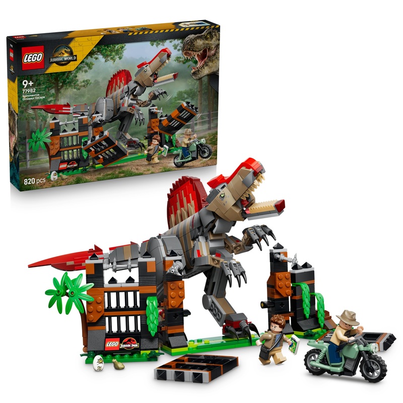 LEGO Jurassic World 77982 Spinosaurus Dinosaur Escape Set