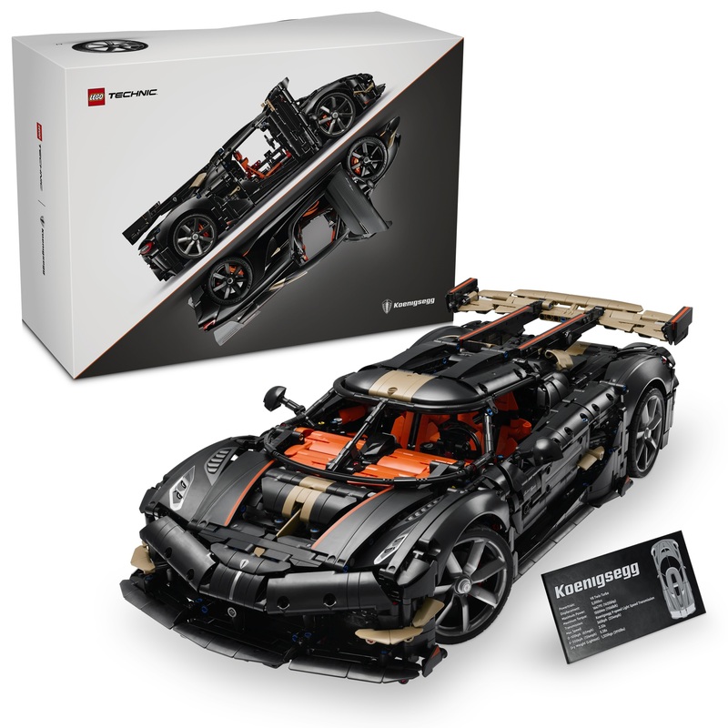 LEGO Technic 42232 Koenigsegg Sadair's Spear Hypercar