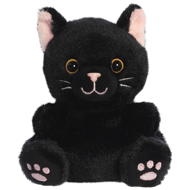 Palm Pals Plush Twilight Black Cat 13cm