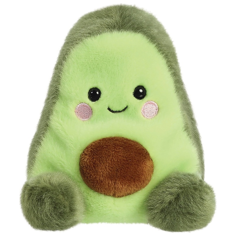 Peluche Palm Pals Airy Avocado 13 Cm – Aurora, Vert Et Marron, Super Douce, Collectionnable Dès La Naissance
