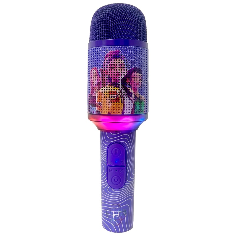 PopSing Netflix KPop Demon Hunters LED Light-Up Wireless Karaoke Microphone