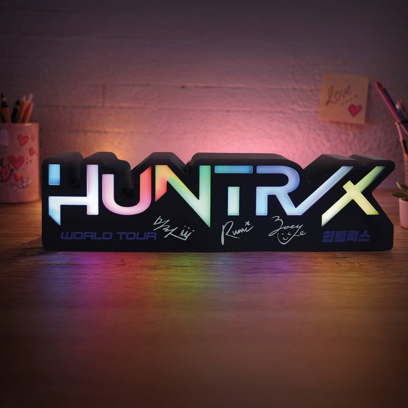 K-Pop Demon Hunters Huntrix Logo Light