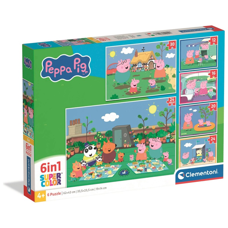 Peppa Wutz 6 in 1 Puzzle | Smyths Toys Schweiz