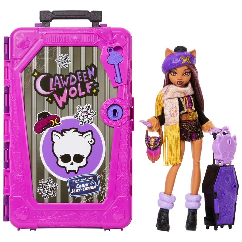 Monster High Skulltimate Secrets: Destination Cabin Slay-cation Clawdeen Wolf Doll