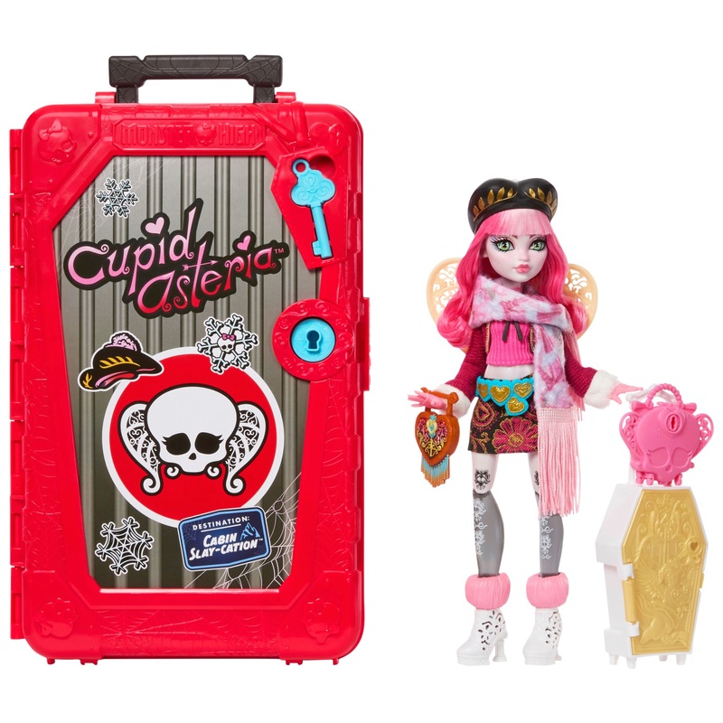 Monster High Skulltimate Secrets: Destination Cabin Slay-cation Cupid Asteria Doll