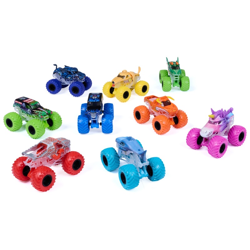 Monster Jam - Coffret 9 Monster Trucks 1/64 | Smyths Toys France