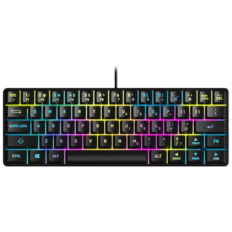 Stealth Light-Up LED Mini Gaming Keyboard