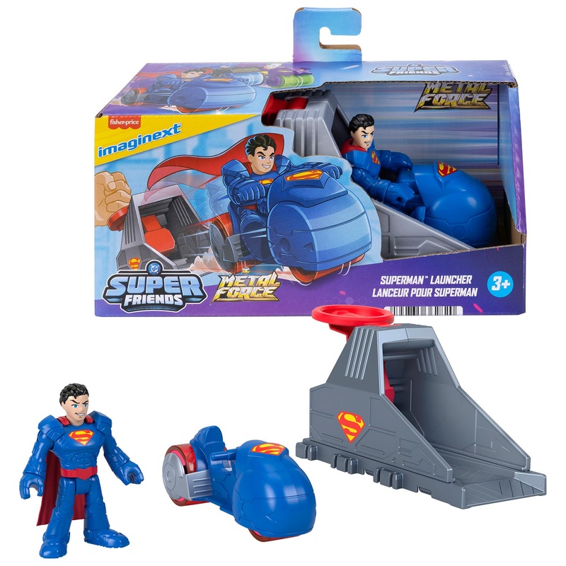 Imaginext Supermobile DC Metal Force - Fisher-Price coffret figurine DC Super Friends - Dès 3 ans - JFJ69 - Jeux - Jouets Imaginext Supermobile DC Metal Force - Fisher-Price coffret figurine DC Super Friends - Dès 3 ans - JFJ69 - Jeux - Jouets