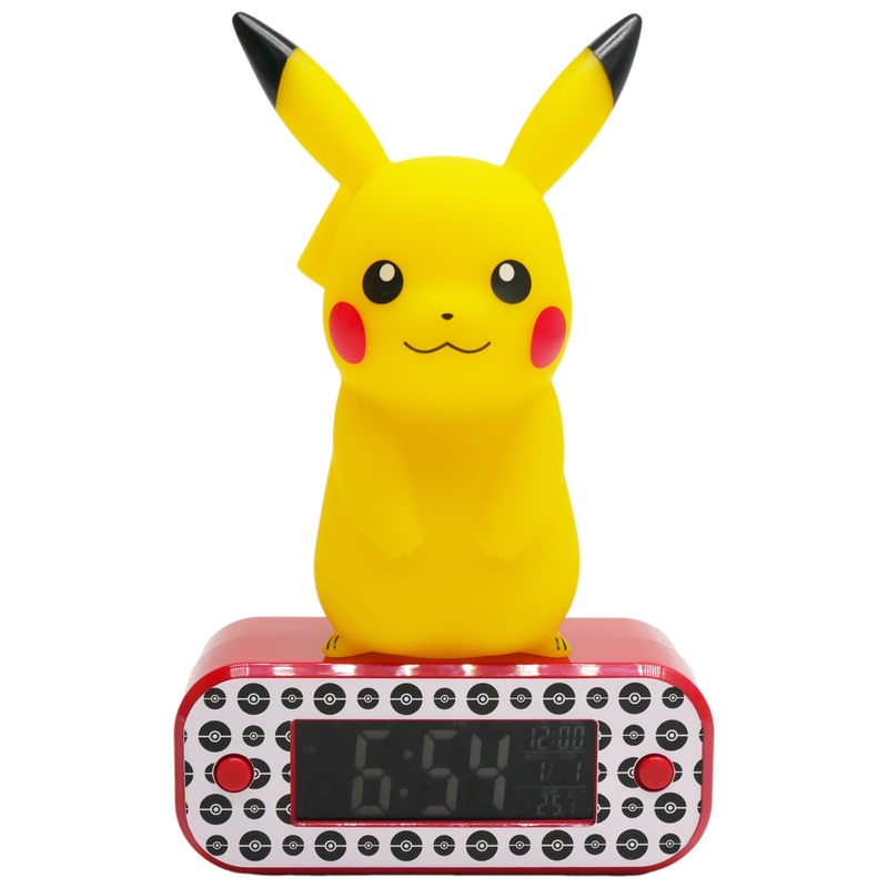Pokémon Pikachu Wecker mit Leuchtfigur