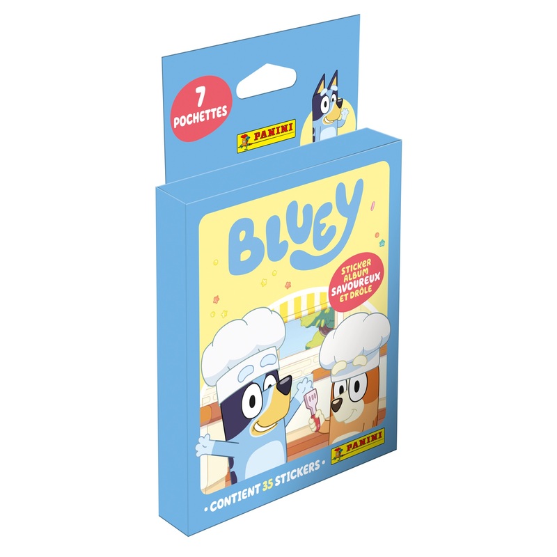 Cartes Spéciales Bluey Boîte Bluey 2 - 50 Enveloppes 250 Cartes Panini