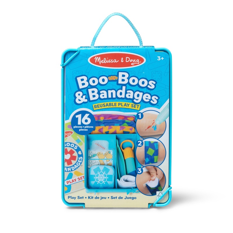 Melissa & Doug Boo-Boos & Bandages Reusable Playset
