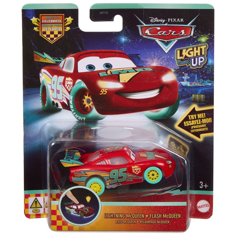 Disney Pixar Cars Race To Celebrate Light-Up Car Lightning McQueen