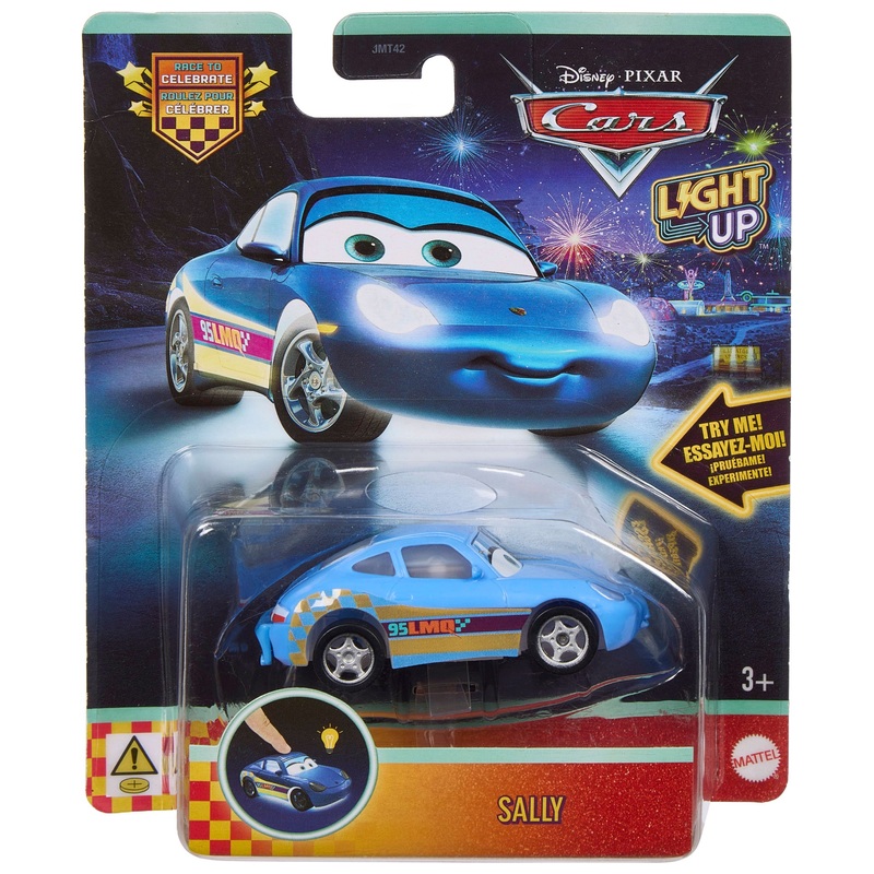 Disney Pixar Cars Race To Celebrate Light-Up Car Sally 1:55 Scale ...