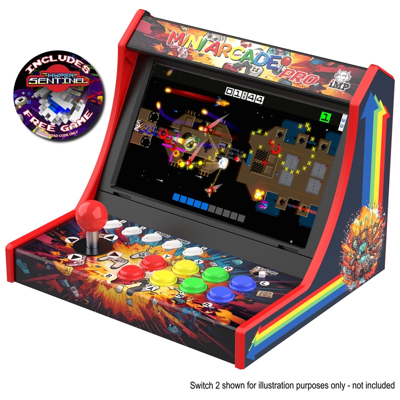 iMP Tech Mini Arcade Pro Retro Cabinet for Nintendo Switch 2, Nintendo Switch & OLED