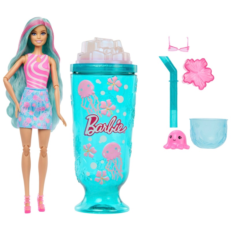 Barbie Pop Reveal Sea Slushy Series Blue Doll