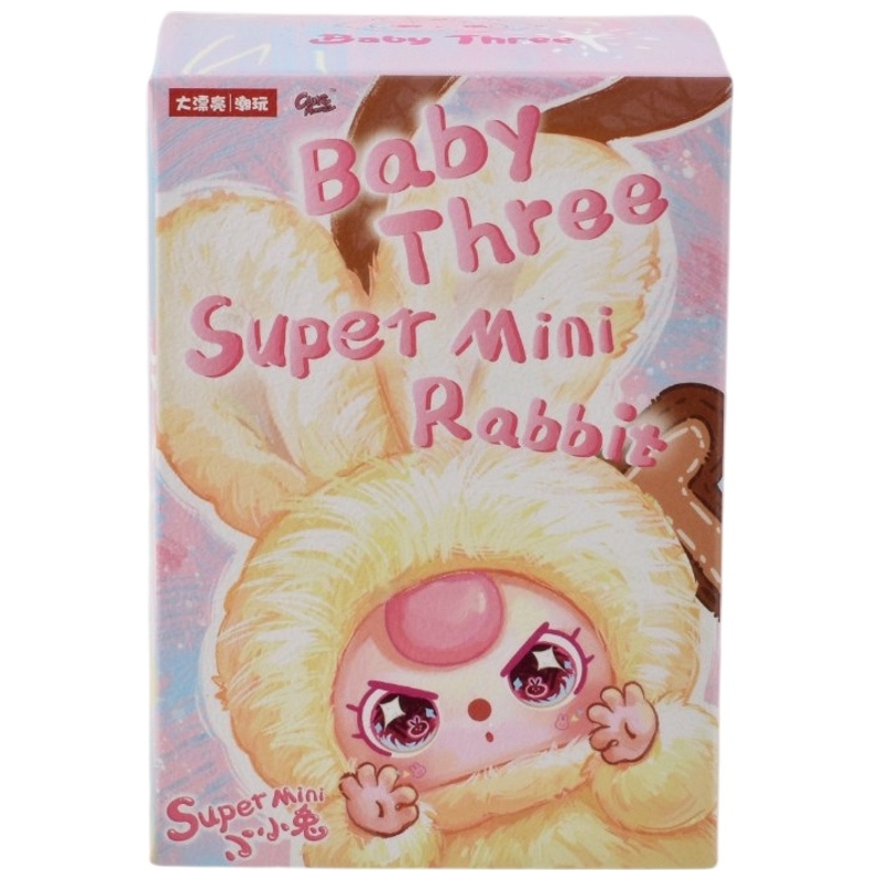 Baby Three Super Mini Rabbit Mystery Plush Keychain Assortment