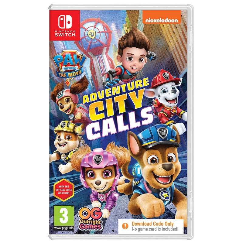 PAW Patrol Adventure City Calls Nintendo Switch (Code in Box)