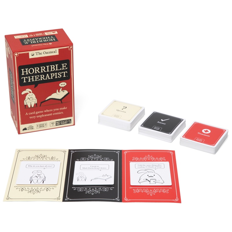 The Oatmeal Horrible Therapist Card Game