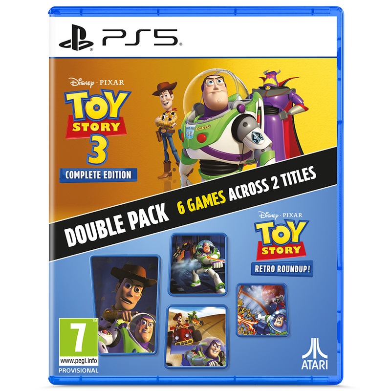Toy Story: Retro Roundup! + Toy Story 3 Complete Edition Double Pack PS5