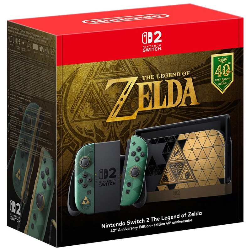 Nintendo Switch 2 The Legend of Zelda 40th Anniversary Edition
