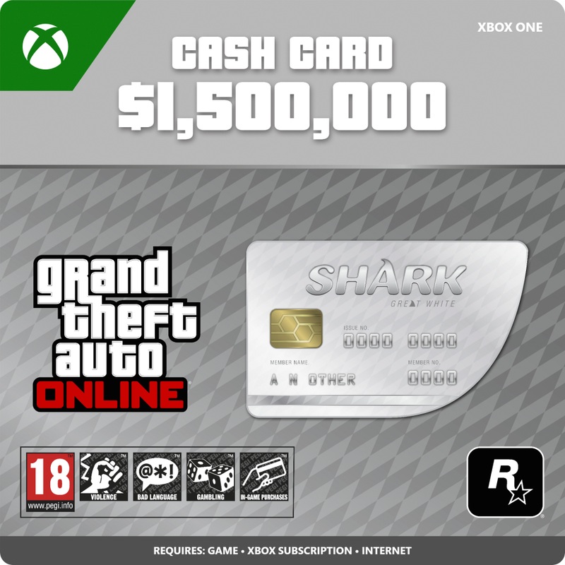 Grand Theft Auto V: Great White Shark Card Digital Download
