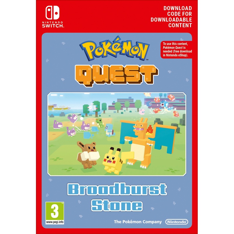 Pokémon Quest Broadburst Stone Nintendo Switch Digital Download