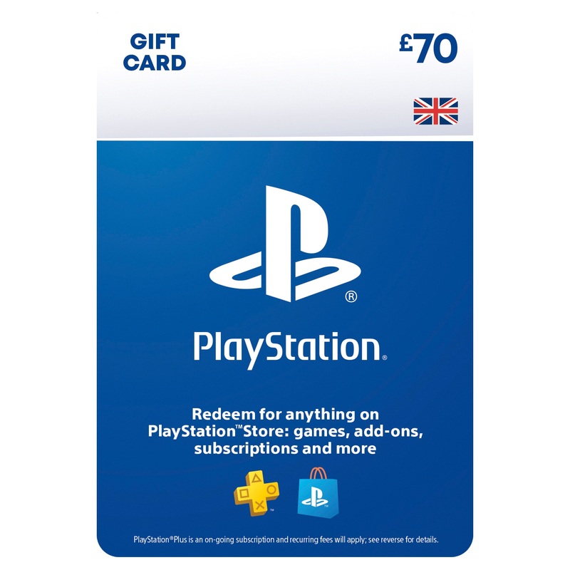 £70 PlayStation Store Gift Card