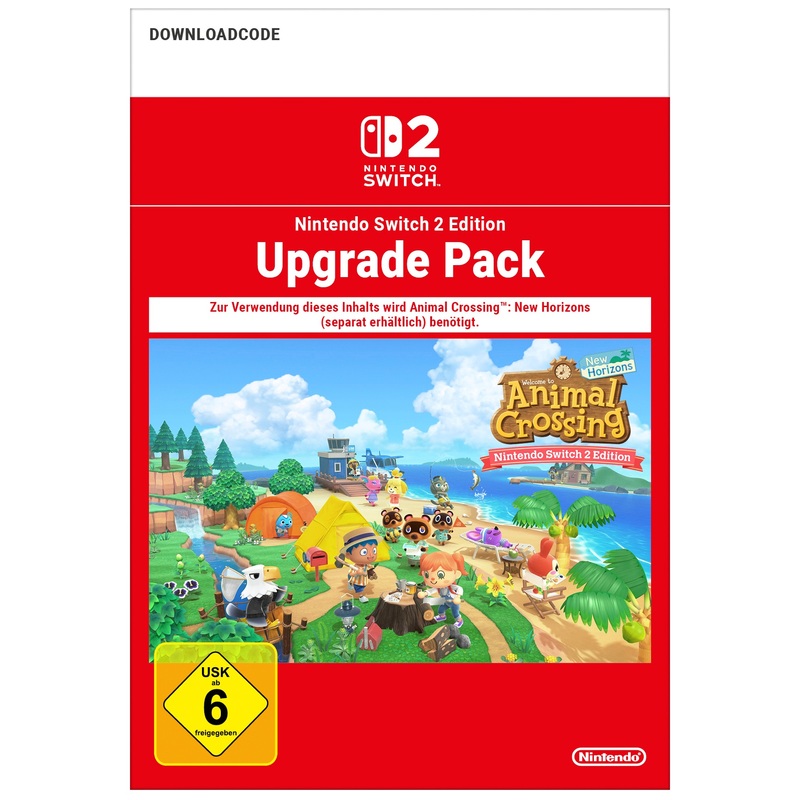 Nintendo Switch 2 Animal Crossing New Horizons Upgrade Pack