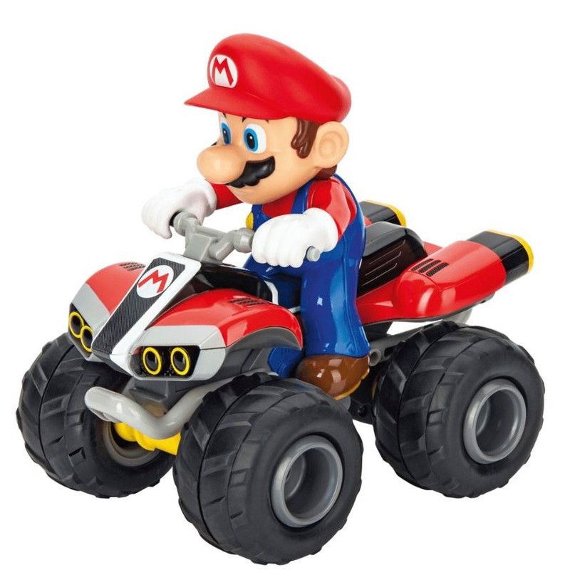 Carrera RC Bestuurbare Auto Super Mario Quad 1:20 rood/blauw