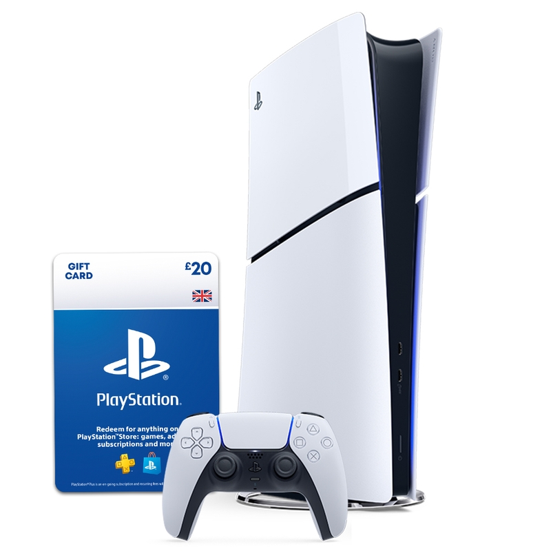 PlayStation 5 Digital Console (Slim) & £20 Wallet Top-Up