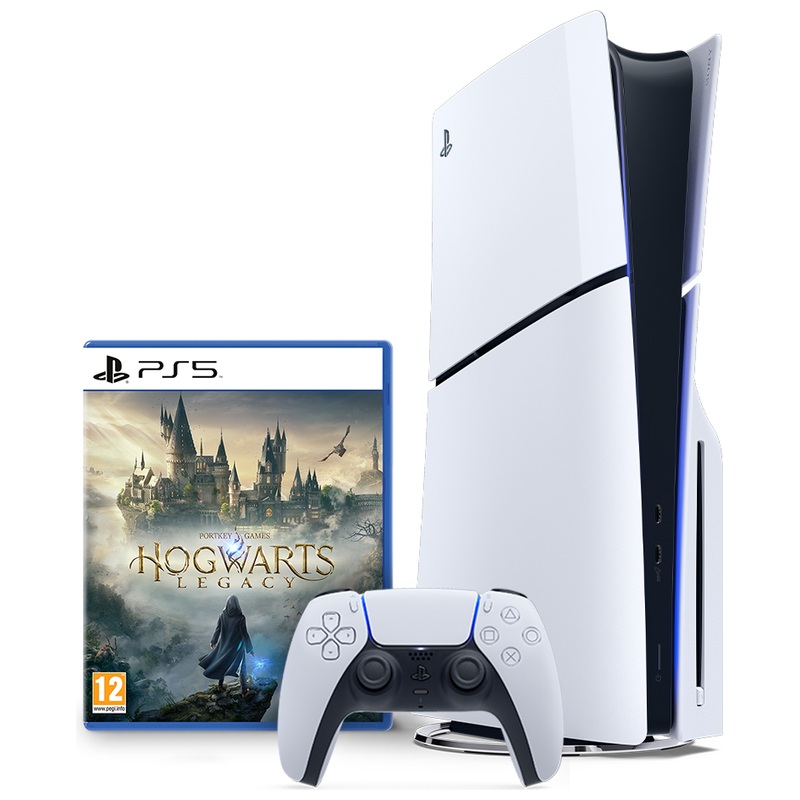 PlayStation 5 Slim Disc Console & Hogwarts Legacy
