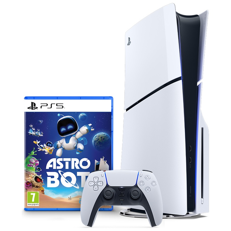 PlayStation Slim Disc Console Astro Bot Bundle Smyths Toys UK