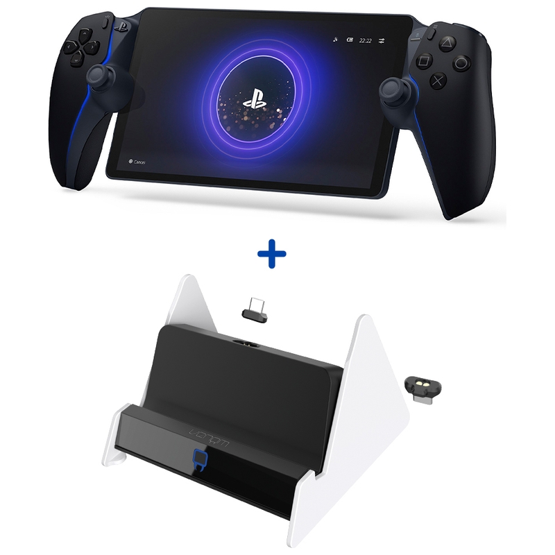 PlayStation Portal Remote Player (Black) & Venom PlayStation Charging Station | Smyths Toys UK
