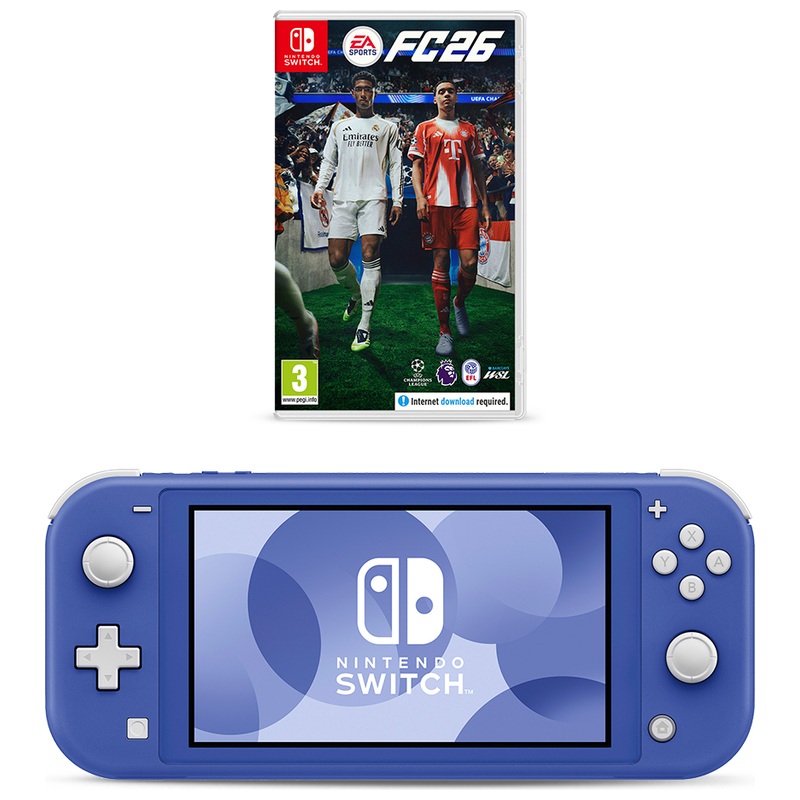 Nintendo Switch Lite Blue & EA SPORTS FC 26 | Smyths Toys UK