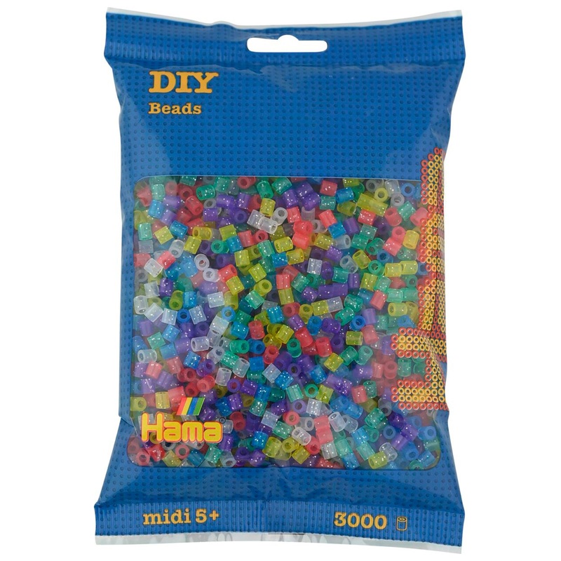 Hama Strijkkralen 3000 Glitterkralen
