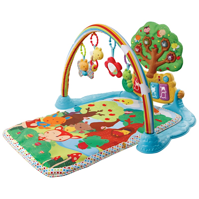 VTech Krabbeldecke Musik-Spieldecke mit Spielbogen und Sounds