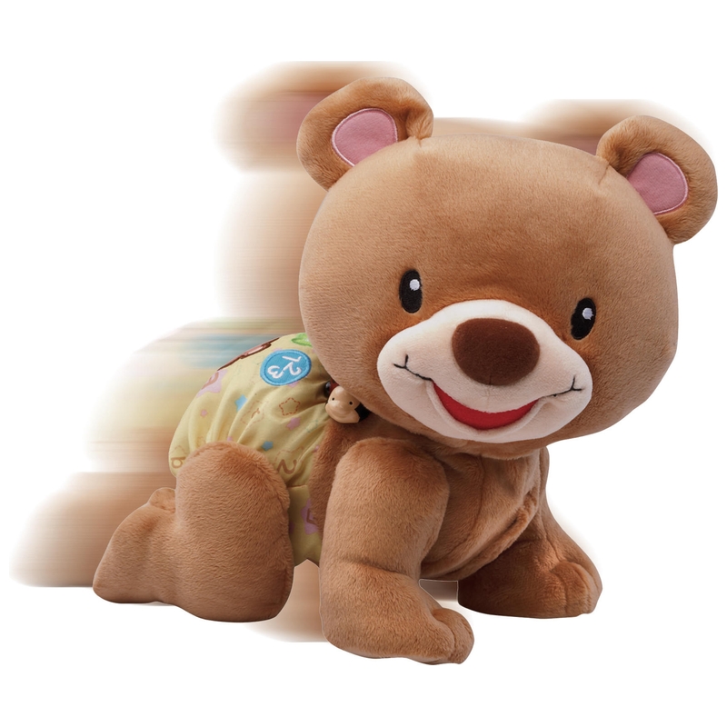 VTech - Ourson Interactif 1,2,3 suis-moi - Marron